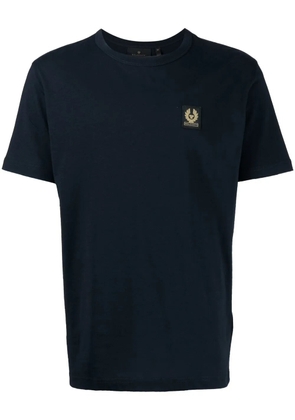 Belstaff logo-patch crew neck T-shirt - Blue