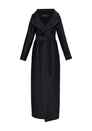 DSQUARED2 virgin wool double-breasted coat - Black