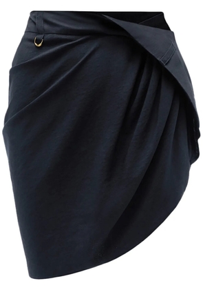 Jacquemus La Mini Jupe Saudade draped skirt - Blue