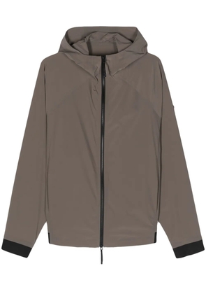 Moncler Kurz hooded lightweight jacket - Grey