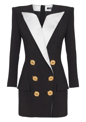 Balmain satin mini dress - Black