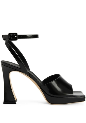 Giuseppe Zanotti Emiyle 100mm leather sandals - Black
