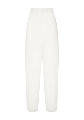 Philipp Plein pleat-detailing trousers - White