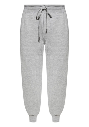 TOM FORD logo-patch track pants - Grey