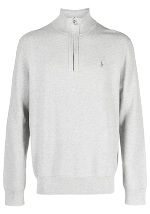 Polo Ralph Lauren half-zip piqué jumper - Grey