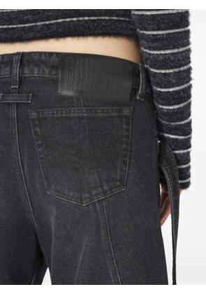 Jean Paul Gaultier strap detail trousers - Black