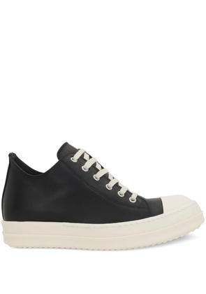 Rick Owens leather sneakers - Black