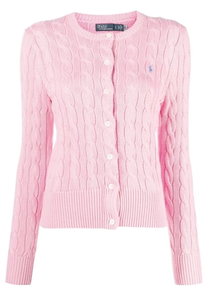 Polo Ralph Lauren Polo Pony cable-knit cardigan - Pink