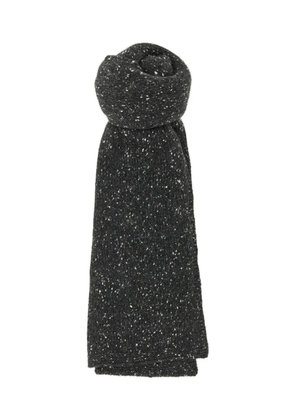 The Row Mantia contrast-stitch scarf - Grey