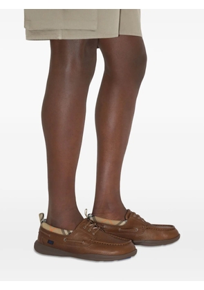 Burberry Decker boat shoes - Brown