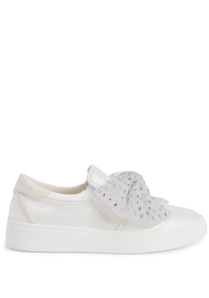 Giuseppe Zanotti GZ94 bow-embellished sneakers - White