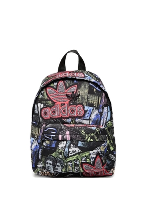 adidas x Jeremy Scott mini printed backpack - Black