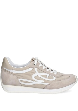 GUESS USA logo-print sneakers - Neutrals