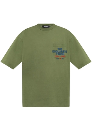 DSQUARED2 logo-print T-shirt - Green