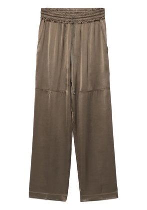 Gentry Portofino satin trousers - Green