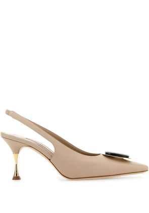 Manolo Blahnik 70mm Chiaransli pumps - Neutrals