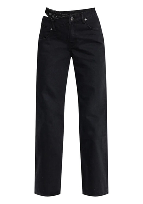 Alexander Wang lace-detailing straight jeans - Black