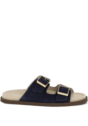Brunello Cucinelli buckled strap sandals - Blue
