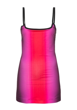 The Attico gradient mini beach dress - Pink