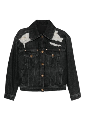 Versace cotton denim jacket - Black