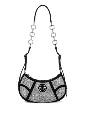 Philipp Plein crystal-embellished shoulder bag - Silver
