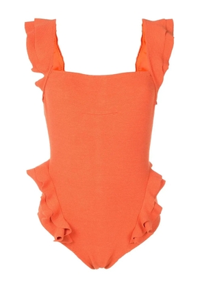 Clube Bossa Barbette square-neck one-piece - Orange