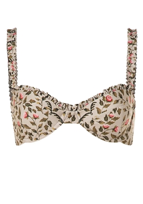 Agua By Agua Bendita Agraz Sueño bikini top - Neutrals