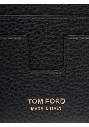 TOM FORD calf leather cardholder - Black
