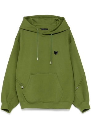 ZZERO BY SONGZIO Deviant hoodie - Green