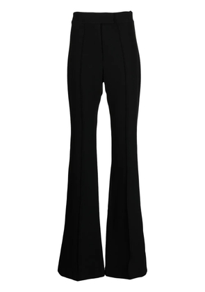 Alex Perry high-waisted flared trousers - Black