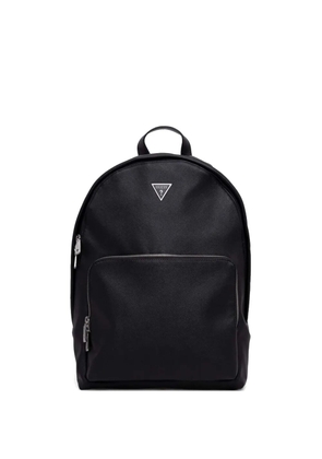 GUESS USA logo-plaque backpack - Black