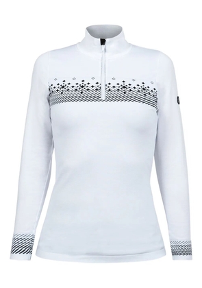 NEWLAND logo-patch ski sweatshirt - White