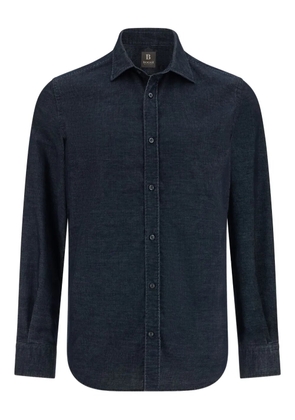 Boggi Milano closed-collar shirt - Blue