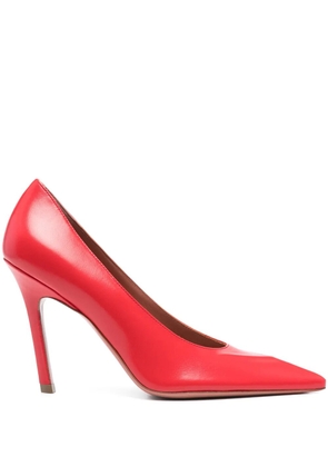 Amina Muaddi 100mm Christine pumps - Red