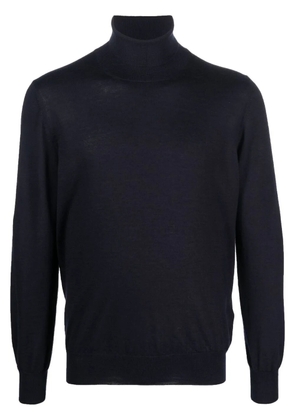 Fileria fine-knit rollneck jumper - Blue