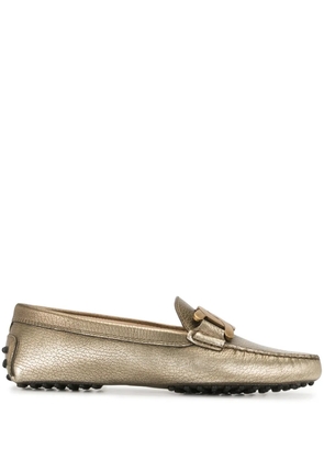 Tod's Kate Gommino driving shoes - Gold