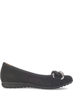 GABOR chain-link ballet flats - Black