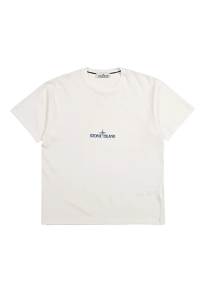 Stone Island logo-print T-shirt - White