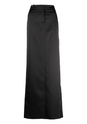 Giuseppe Di Morabito mid-rise satin-finish maxi skirt - Black