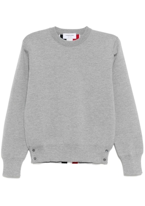 Thom Browne crew-neck jumper - Grey