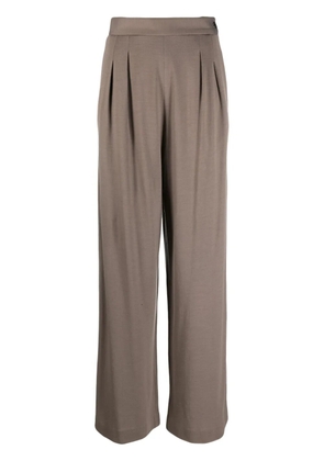 Fabiana Filippi pleated wool trousers - Brown
