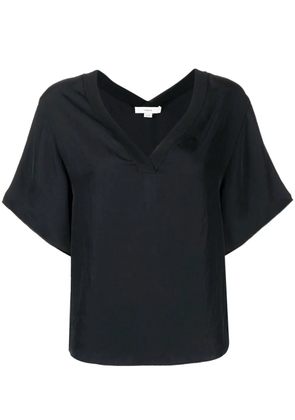 Vince V-neck short-sleeved T-shirt - Black