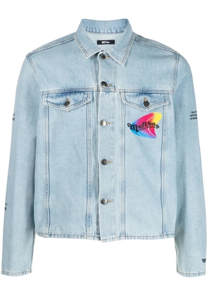 MSFTSrep logo-print denim jacket - Blue