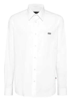 Philipp Plein Skull & Bones shirt - White