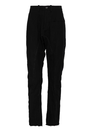 Masnada drop-crotch trousers - Black