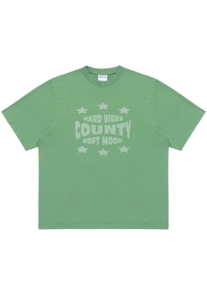 COUNTY OF MILAN Hard Vibes T-shirt - Green