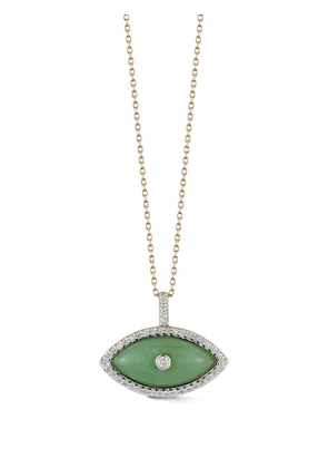Mateo Eve Jade diamond necklace - Green