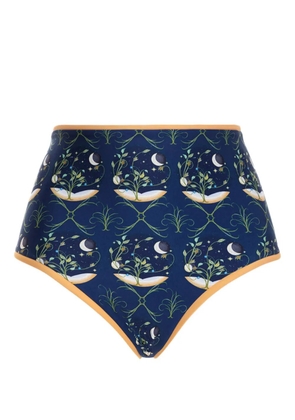 Agua By Agua Bendita Magenta Estelar bikini bottoms - Blue