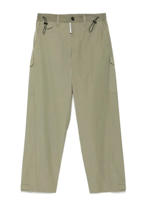 GCDS poplin trousers - Green