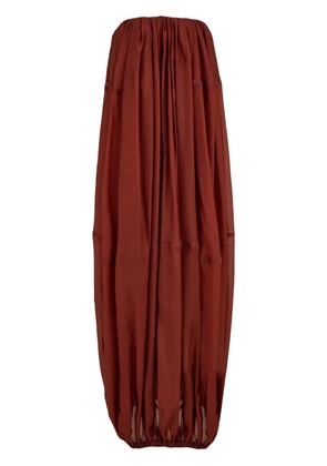 Ferragamo bustier maxi dress - Red